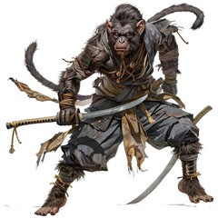 Anime Monkey Warrior