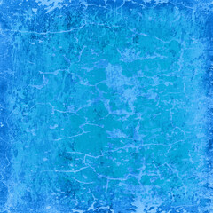 Grunge blue background with space for text