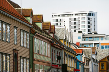 Obraz premium tromsoe, Norway: downtown glimpses