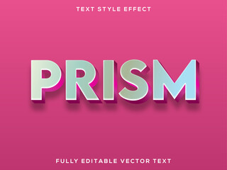 Prism text effect