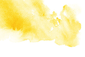 Abstract light yellow watercolor for background.