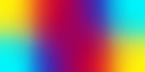 Abstract colorful bright spots gradient background .Vector backdrop for your design .Holographic background rainbow colors gradient shades .multicolor,Rough, grain, noise,grungy.Template.	