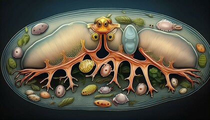 3d rendered illustration of a virus