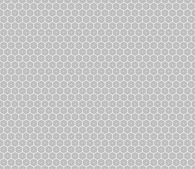 Minimal geometric background. Rounded stacked hexagons mosaic cells. Hexagon shapes. Seamless tileable vector illustration.