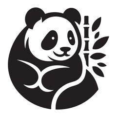 graphic artwork of a panda bear © Silicon
