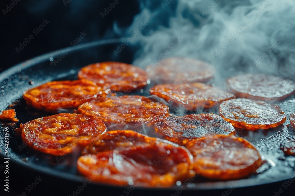 Poster fried salami