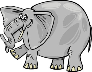 funny cartoon elephant funny wild animal character