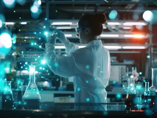 Scientist Innovating Renewable Energy