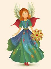children christmas angel