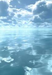 Obraz premium Blue Sky and Ocean Cloudscape