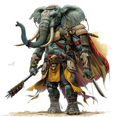 Anime Elephant Warrior