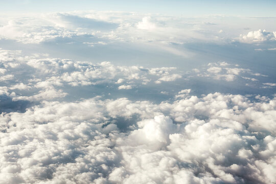 blue sky with clouds