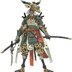 Anime Giraffe Warrior