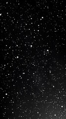 Fototapeta premium White Stars on Black Background, Abstract Image, Texture, Pattern, Wallpaper, Cover and Screen for Smartphone, Cell Phone, Computer, Laptop, 9:16 and 16:9 Format