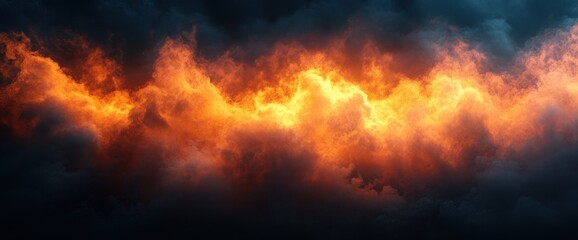 Fiery Sky - Dramatic Cloudscape