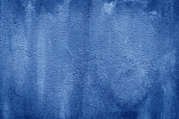 Blue cement wall background with abstract pattern in retro concept