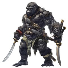 Anime Gorilla Warrior