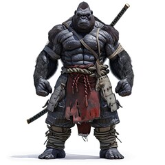 Anime Gorilla Warrior