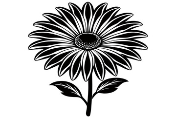 Creative Flower Silhouette Vector Art Illustration – SVG Design.