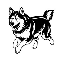 Husky Vector
