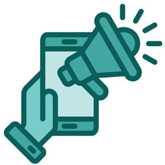 Mobile Marketing Icon