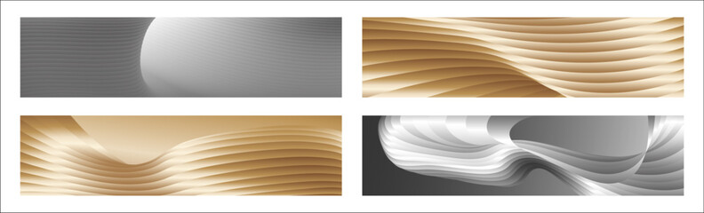 set of business cards