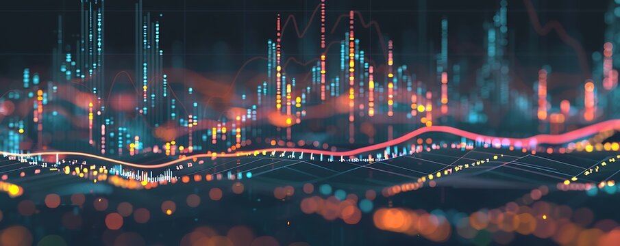 Create a scatter plot depicting a clear positive relationship between stock prices and trading volumes, with points clustering upwards, signaling growing market enthusiasm.