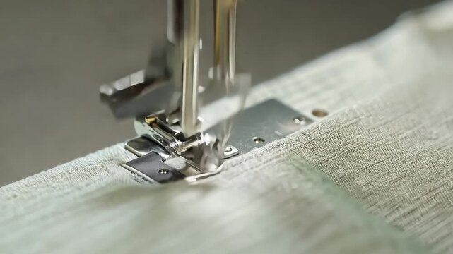 sewing machine close up