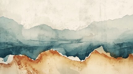 Fototapeta premium An old paper texture background for cards, flyers, posters, banners, and invitations. A vintage vector watercolor art background, designed as a premium template.