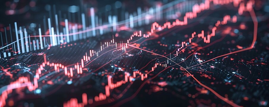 Generate a scatter plot showing a steep upward trend as stock prices rise in tandem with higher trading volumes, indicating strong investor confidence.