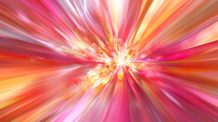 Obraz premium Abstract background with bright colors and light streaks radiating from the center.