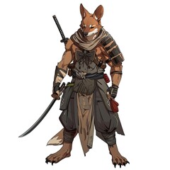 Anime Kangaroo Warrior 