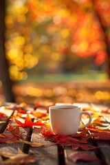 Coffee in an park