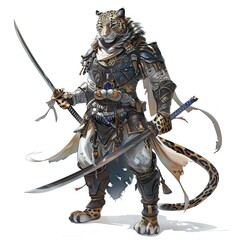 Anime Leopard Warrior