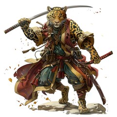 Anime Leopard Warrior