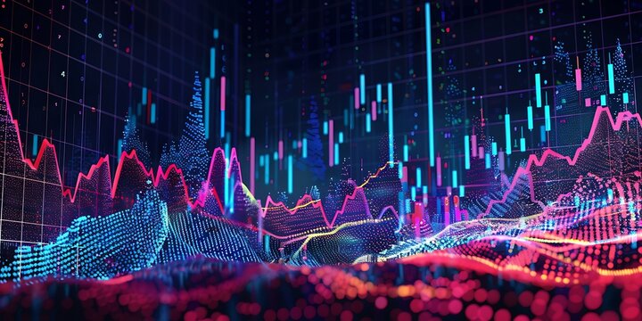 Visualize a scatter plot where stock prices and trading volumes align in a strong positive trend, suggesting increasing investor participation.