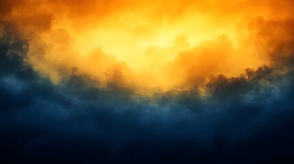 Naklejka premium Blue and Yellow Gradient, Abstract Image, Texture, Pattern Background, Wallpaper, Smartphone Cover and Screen, Cell Phone, Computer, Laptop, 9:16 and 16:9 Format