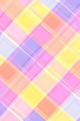 Abstract Pastel Plaid Pattern.
