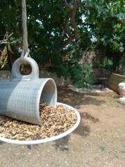 Handmade Cup and Saucer Bird Feeder
