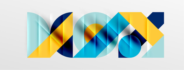 Round shapes, circles and lines minimal geometric background. Vector Illustration For Wallpaper, Banner, Background, Card, Book Illustration, landing page