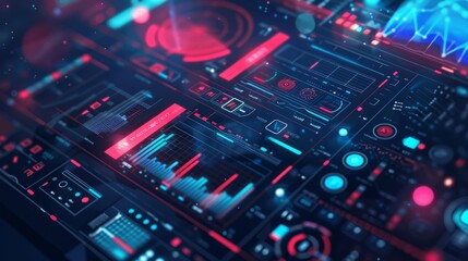 Obraz premium graphical user interface