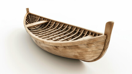 Obraz premium boat on white background