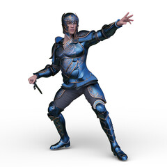 騎士　3DCGレンダリング