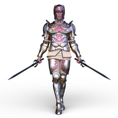 Obraz premium 騎士 3DCGレンダリング