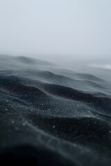 A minimalistic surreal landscape with macro details  AI generated illustration