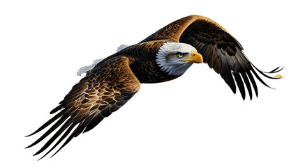 Obraz premium bird of prey on transparency background PNG