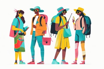 Adventurous Friends Ready for Exploration