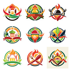 Unique Logo Design vector for Food and Restaurant Company