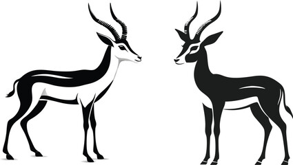 springbok vector art illustration vector illustration 