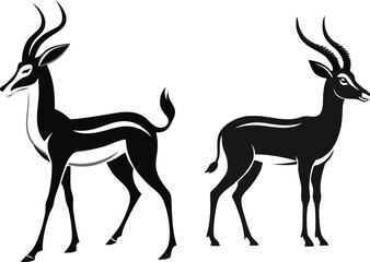 springbok vector art illustration vector illustration 